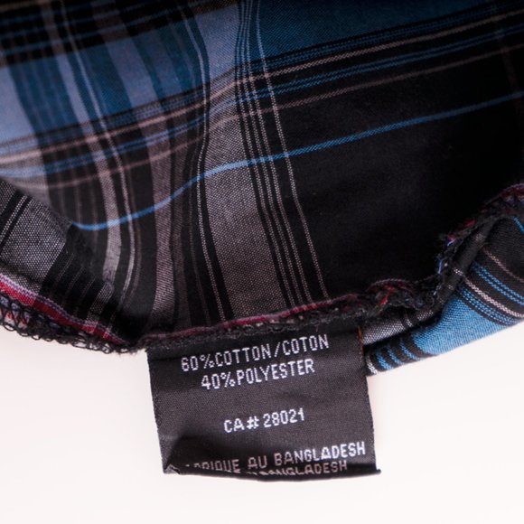 ✨✨ 3/$25 Urban Vintage Plaid Shirt Size 5-6 - Picture 5 of 5